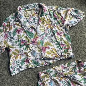 Print Fresh Satin Pajama set